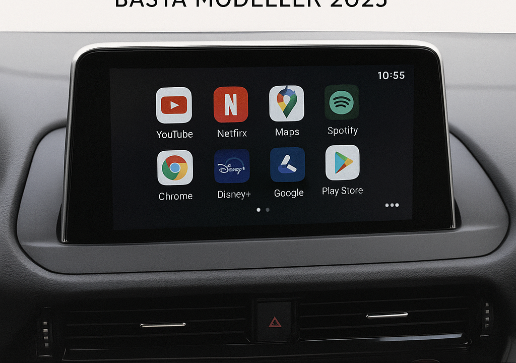 Android AI Box i bilens infotainmentsystem med Carlinkit – 2025 års modell.