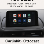 Android AI Box i bilens infotainmentsystem med Carlinkit – 2025 års modell.